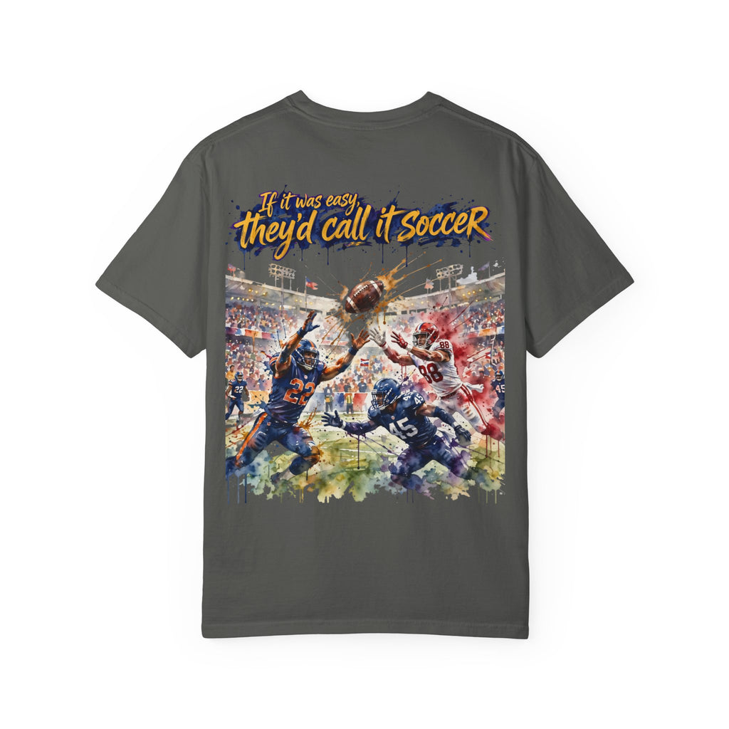 Football Play Graphic T-Shirt – If It Was Easy They'd Call It Soccer by 8Sydes Apparel