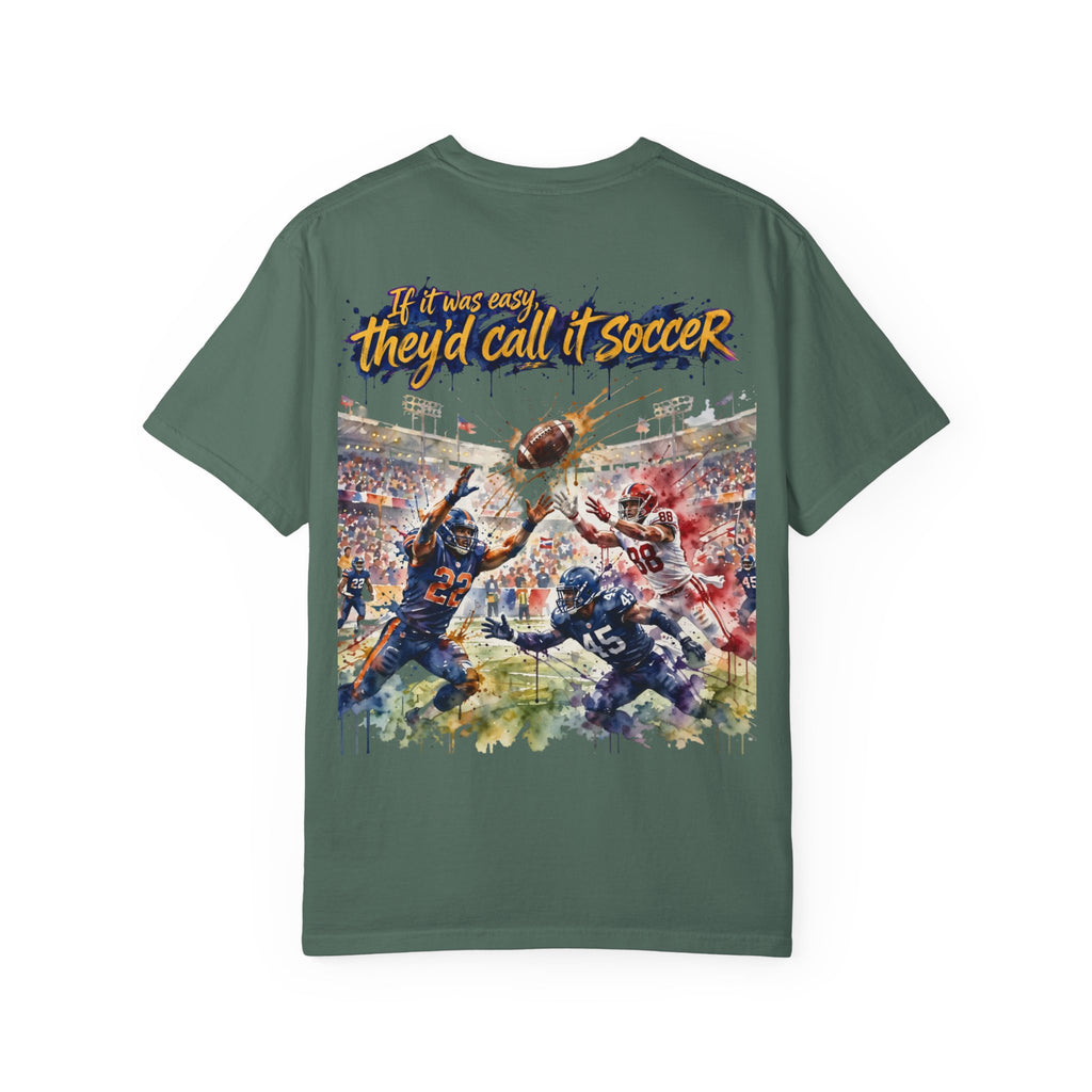 Football Play Graphic T-Shirt – If It Was Easy They'd Call It Soccer by 8Sydes Apparel