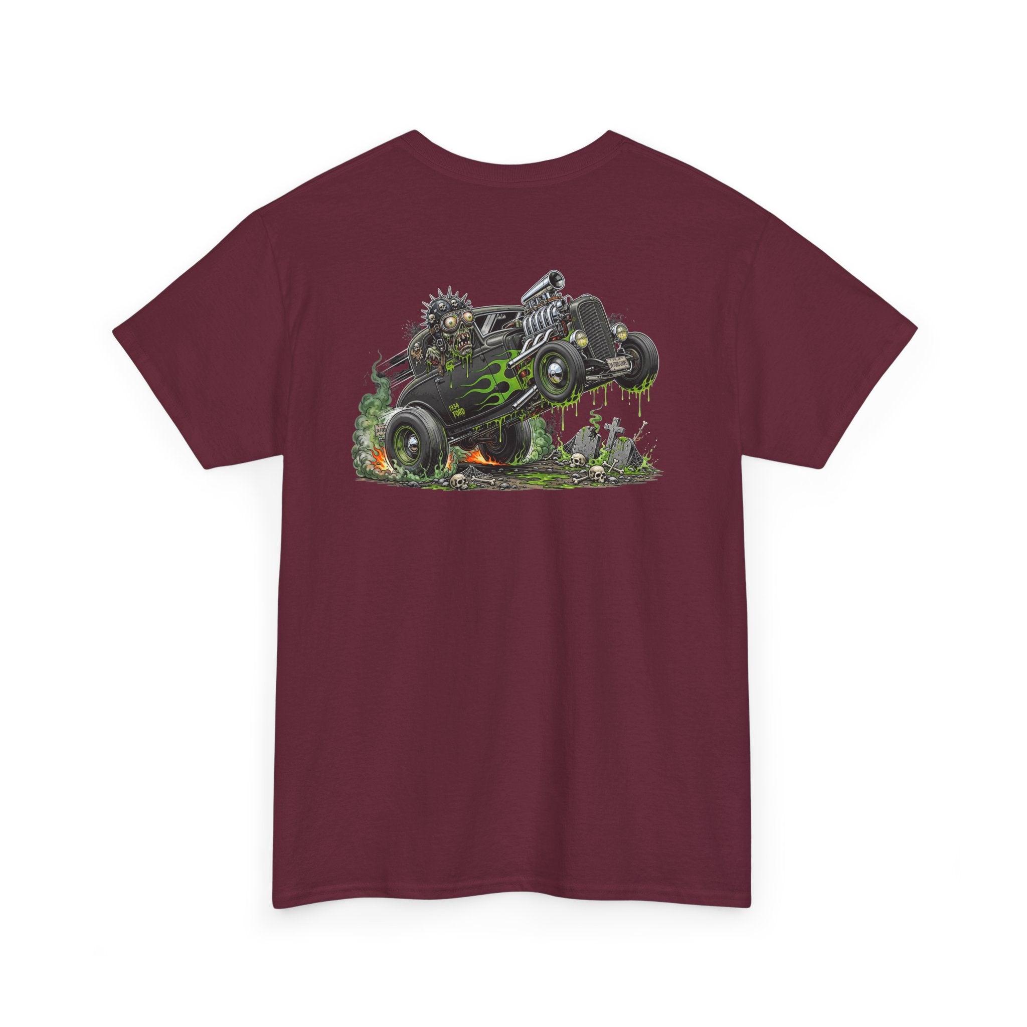 Zombie Hot Rod Graphic Tee – Adventure by 8Sydes Apparel